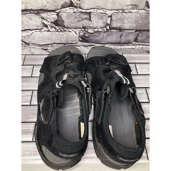 Rockport XCS Black Synthetic Sport Adjustable Strap Sandals Men Sz 13M US/47.5EU - Picture 5 of 16